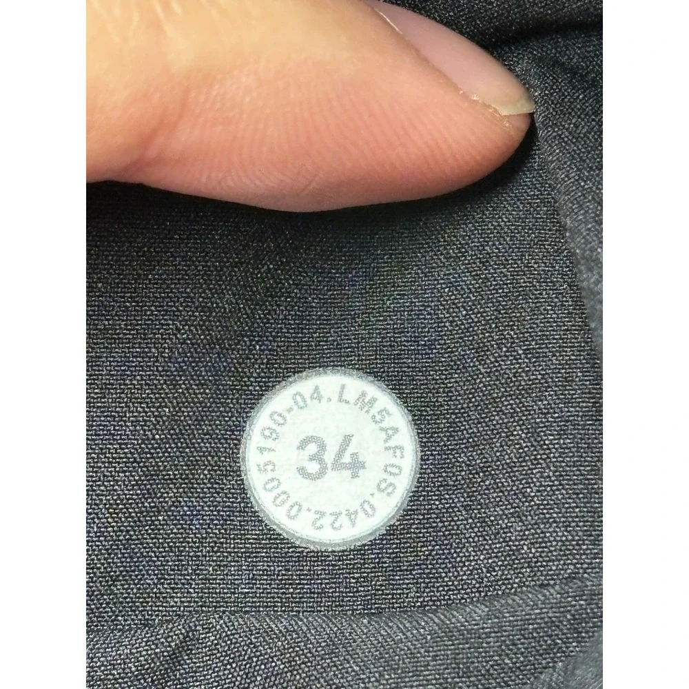 Lululemon Commission Pant Slim‎ Warpstreme 34X26 Black LM5AF0S